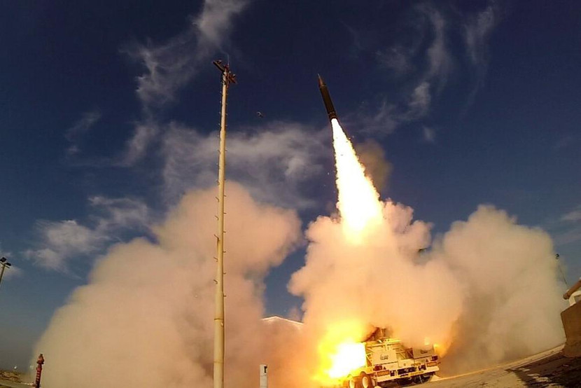 Tên lửa của Israel được phóng đi. Ảnh minh họa Tên lửa của Israel được phóng đi. Ảnh minh họa