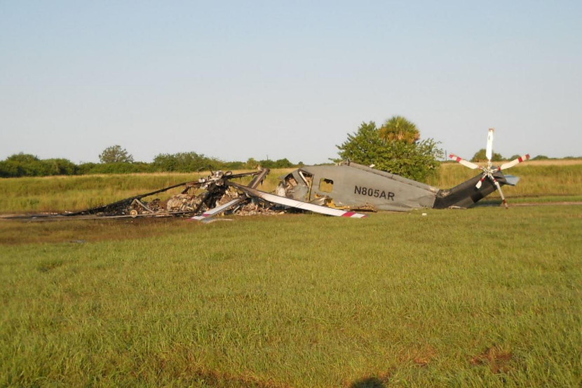 Bốn người thiệt mạng trong vụ rơi trực thăng trên đảo Kauai hôm 22-2-2022. Ảnh minh họa