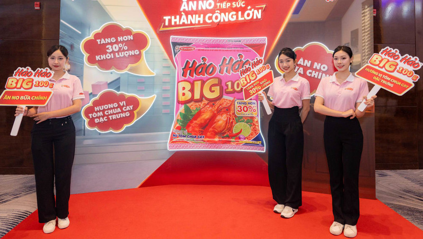 Ra mắt mì Hảo Hảo Big 100g Ra mắt mì Hảo Hảo Big 100g