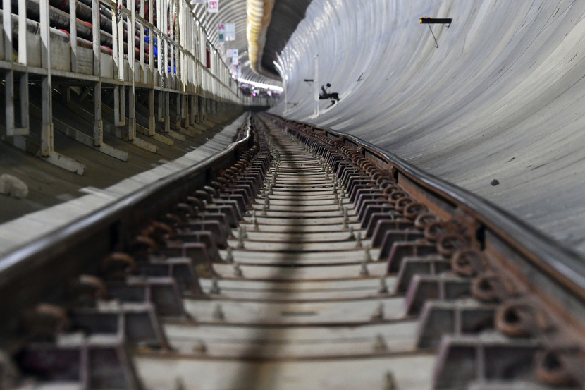 Robot đào hầm số 1 metro Nhổn- Ga Hà Nội đang tiến gần đến ga Văn Miếu