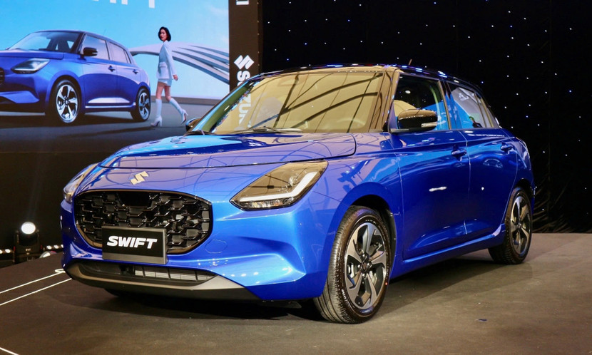 Suzuki Swift 2025 trở lại nhưng không có thay đổi nhiều về kích thước và kiểu dáng