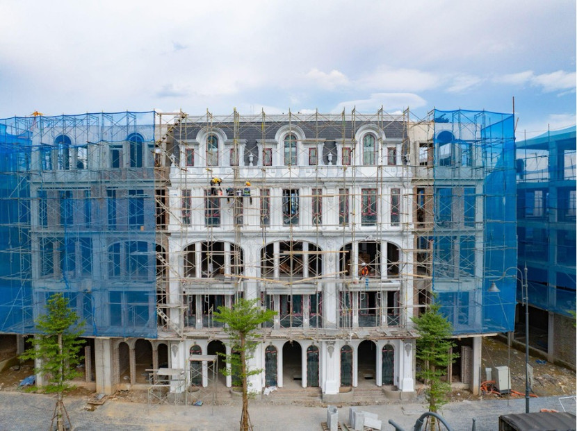 Noble Palace Tay Thang Long là nhà phố hàng hiệu hiếm hoi tại phía Tây Thủ đô có mức giá chỉ từ hơn 11 tỷ đồng.