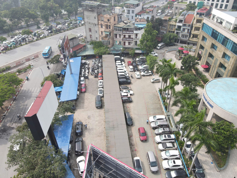 Tại khu đất số 1 Đào Duy Anh công suất có thể lắp đặt 20 trụ sạc cho xe điện