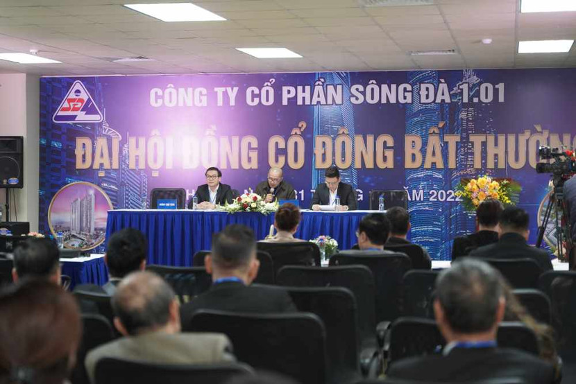 Đại hội cổ đông bất thường của Sông Đà 1.01 vào sáng nay, 31/12