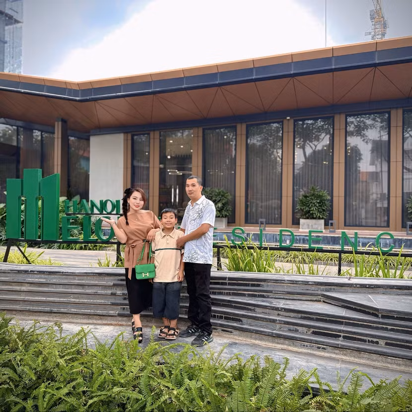 Gia đình chị Đinh Lan Phương rất tâm đắc về tiện ích của Hanoi Melody Residences