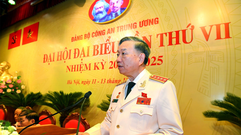 Đại tướng Tô Lâm phát biểu tại Đại hội đại biểu Đảng bộ CATW lần thứ VII, nhiệm kỳ 2020 – 2025. Đại tướng Tô Lâm phát biểu tại Đại hội đại biểu Đảng bộ CATW lần thứ VII, nhiệm kỳ 2020 – 2025.