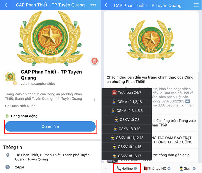 Cách sử dụng tính năng “Đường dây nóng” Cách sử dụng tính năng “Đường dây nóng”