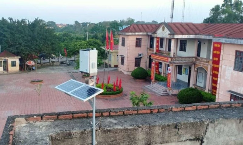 Một trạm qua trắc không khí tại Hà Nội