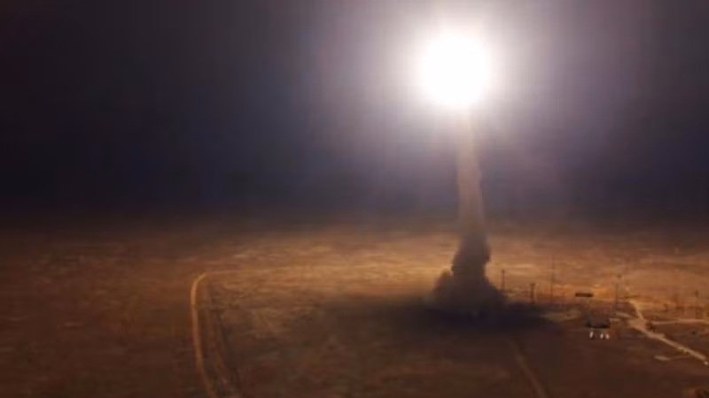 Một vụ phóng thử tên lửa đạn đạo của Nga