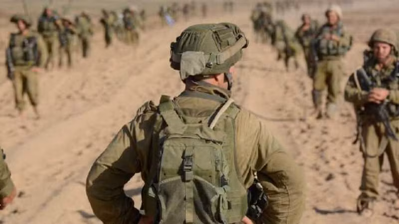 Lực lượng quân đội Israel ở biên giới Lebanon