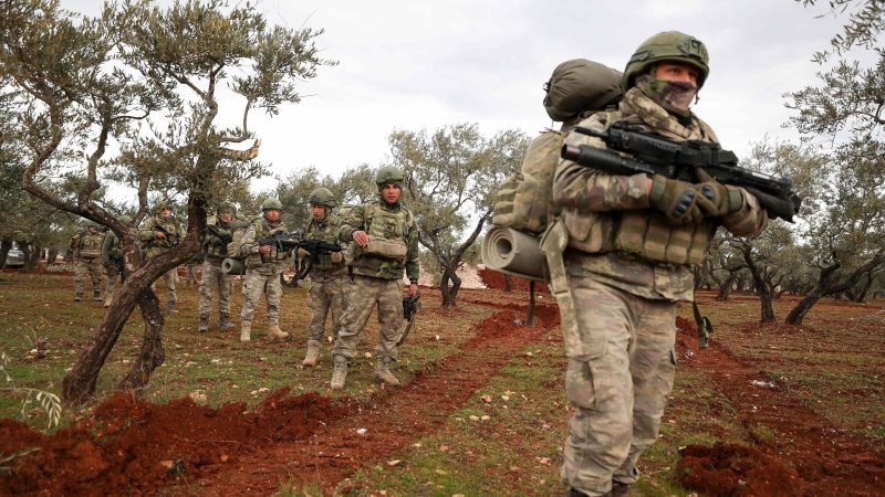 Binh sĩ quân đội Thổ Nhĩ Kỳ ở Đông Bắc Syria