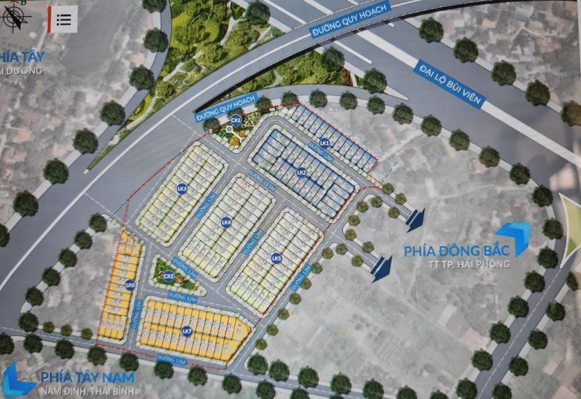 Dự án vẫn còn là bãi đất hoang cỏ mọc um tùm nhưng các sàn thương mại, nhân viên môi giới đã đưa ra những phối cảnh mặt bằng dự án Dự án vẫn còn là bãi đất hoang cỏ mọc um tùm nhưng các sàn thương mại, nhân viên môi giới đã đưa ra những phối cảnh mặt bằng dự án