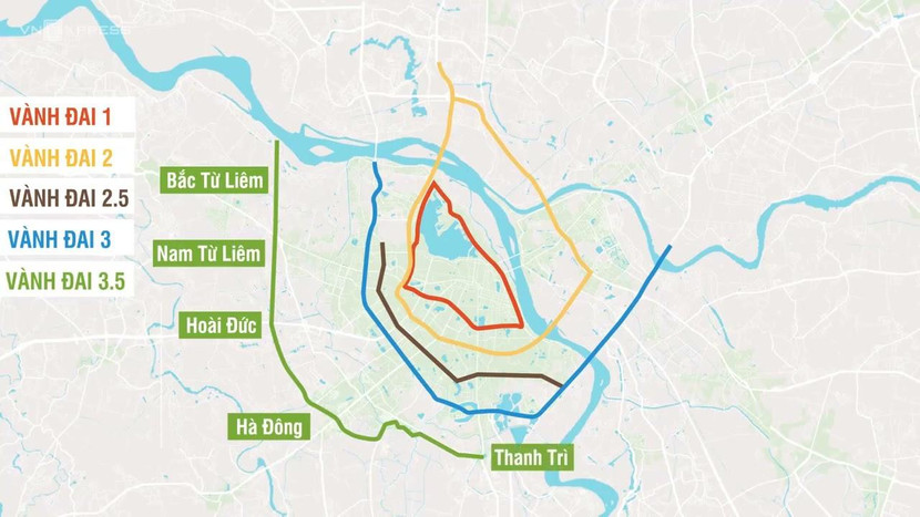 Nút giao khác mức giữa Vành đai 3,5 với Đại lộ Thăng Long trên địa bàn huyện Hoài Đức được đầu tư bằng vốn ngân sách Nút giao khác mức giữa Vành đai 3,5 với Đại lộ Thăng Long trên địa bàn huyện Hoài Đức được đầu tư bằng vốn ngân sách