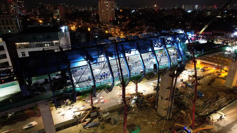 Đốt cuối cùng của dự án đường Vành đai 2 trên cao có ý nghĩa quan trọng