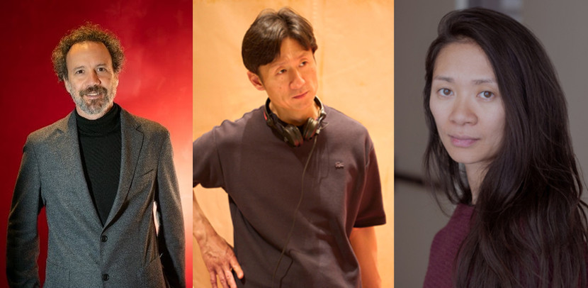 Từ trái sang: Chuyên gia Carlo Chatrian, Đạo diễn Lee Sang-il và Nhà biên kịch Chloé Zhao Từ trái sang: Chuyên gia Carlo Chatrian, Đạo diễn Lee Sang-il và Nhà biên kịch Chloé Zhao