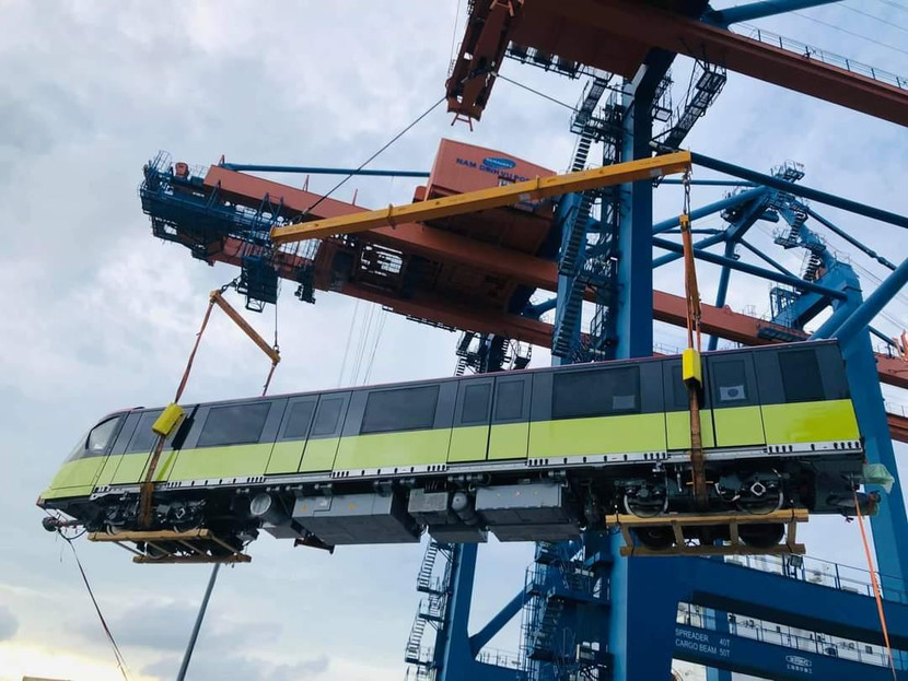 Như vậy, 10 đoàn tàu của dự án metro Nhổn- Ga Hà Nội đã có mặt ở Việt Nam