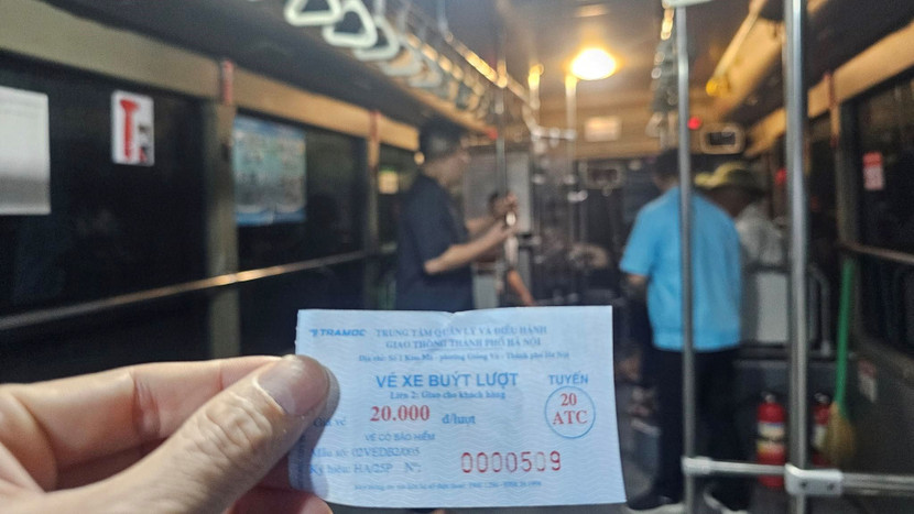 Tuyến buýt có cự ly 60km, giá vé 20.000 đồng/lượt