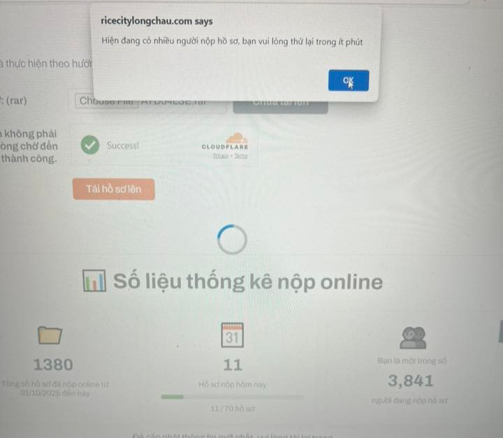 Người dân phản ánh, khó nộp hồ sơ mua dự án nhà ở xã hội Rice city Long Châu