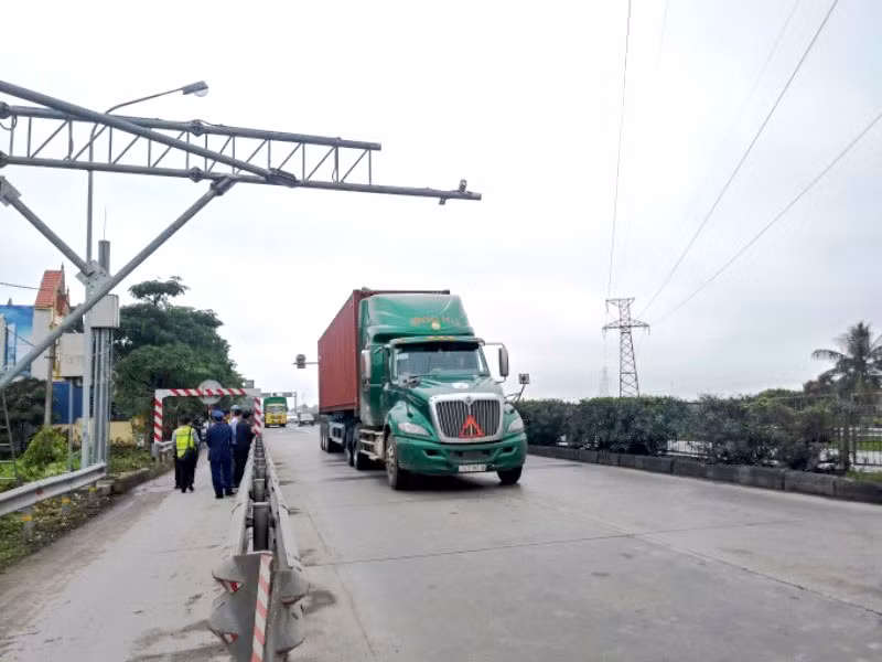 Trạm cân tải trọng tự động trên quốc lộ 5