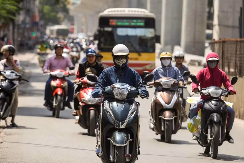 Nắng nóng xuất hiện và kéo dài hết tuần này ở Bắc bộ