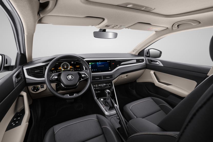 Khoang lái của dòng Skoda Slavia Khoang lái của dòng Skoda Slavia