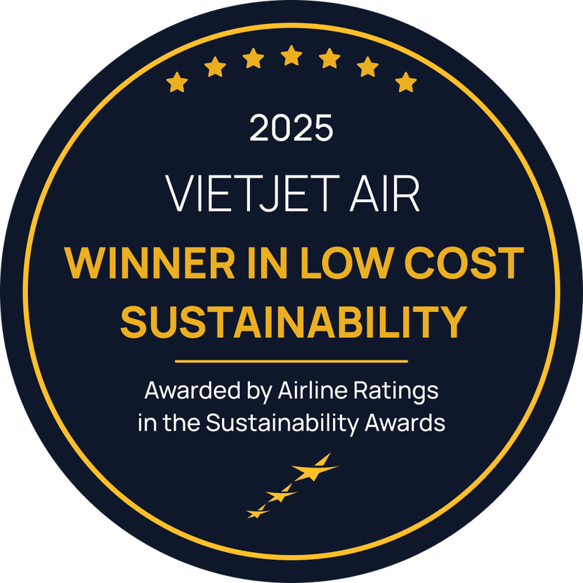 Vietjet vừa được vinh danh trong Top hãng hàng không bền vững toàn cầu năm 2025