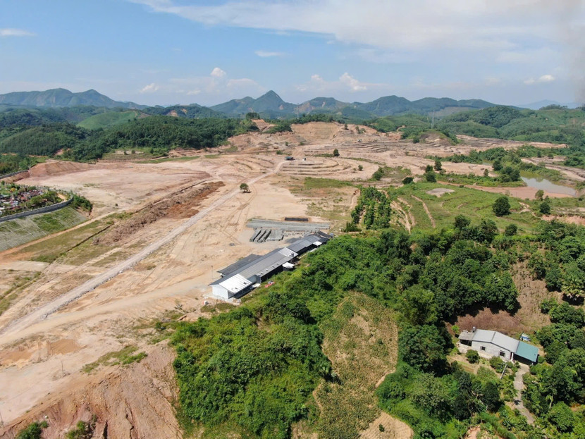 Dự án nghĩa trang An Bình Viên của Công ty An Bình Viên đang thi công xây dựng