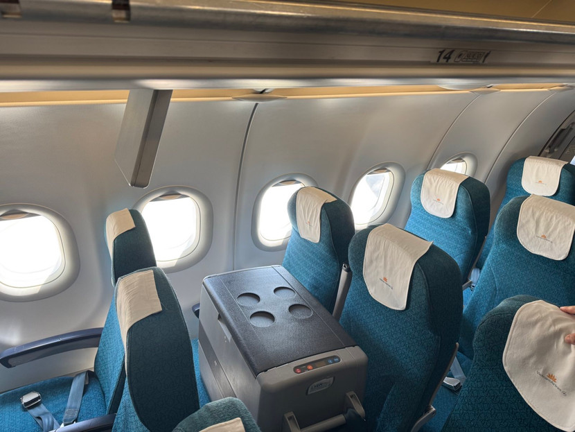 Hộp vận chuyển trái tim được bố trí ghế riêng trên chuyến bay vào Huế