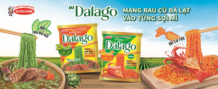 Mì ăn liền Dalago vừa được Acecook Việt Nam ra mắt tại thị trường Việt Nam