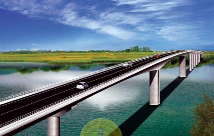 Phối cảnh cầu Bến Mới qua sông Đáy sử dụng vốn vay Hàn Quốc Phối cảnh cầu Bến Mới qua sông Đáy sử dụng vốn vay Hàn Quốc