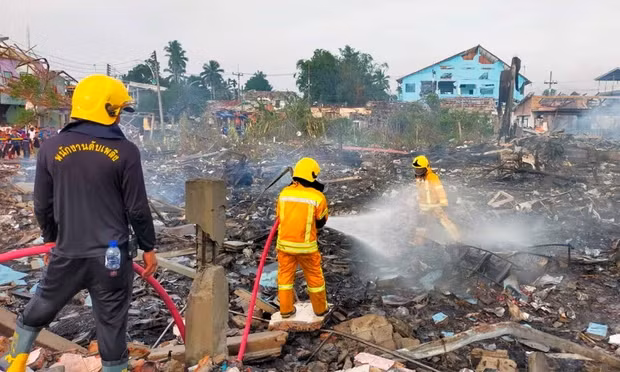 Hiện trường vụ nổ