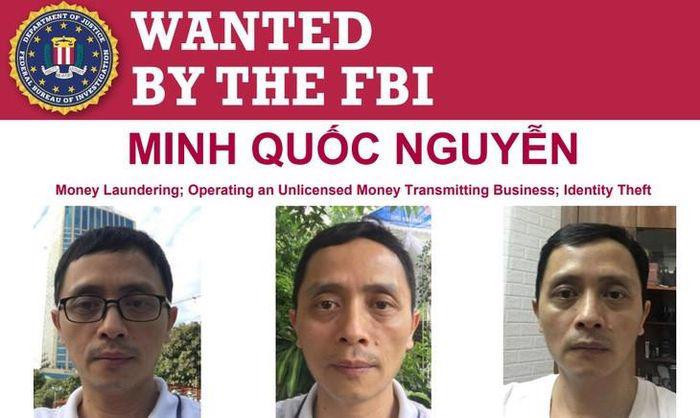 FBI truy nã công dân người Việt, Minh Quốc Nguyễn. Ảnh: FBI.