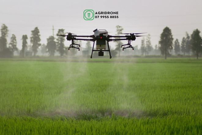 Ứng dụng thiết bị bay không người lái trong phun thuốc trừ sâu bệnh, bón phân giúp nông dân tiếp cận khoa học kỹ thuật trong sản xuất nông nghiệp