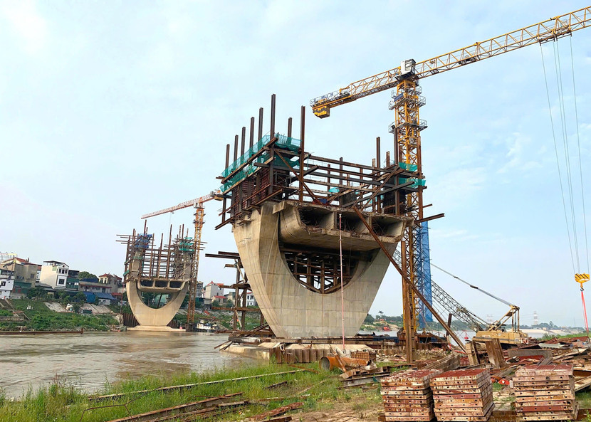 Cầu đường bộ Đuống hiện đang không có mặt bằng để thi công