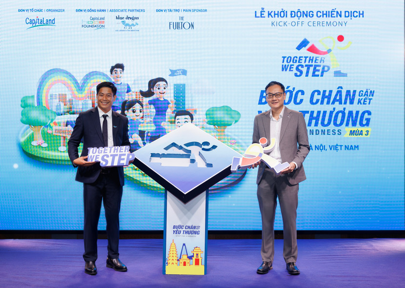 Ông Alwin Low, Tổng Giám đốc khu vực phía Bắc của CapitaLand Development (Việt Nam), và ông Đỗ Duy Vị, Đồng Giám đốc điều hành của Tổ chức Trẻ em Rồng Xanh chính thức khởi động chiến dịch mùa 3 Ông Alwin Low, Tổng Giám đốc khu vực phía Bắc của CapitaLand Development (Việt Nam), và ông Đỗ Duy Vị, Đồng Giám đốc điều hành của Tổ chức Trẻ em Rồng Xanh chính thức khởi động chiến dịch mùa 3