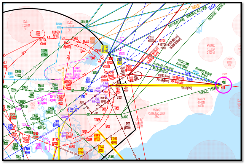 Các phương thức SID/STAR đều được thiết kế đảm bảo tiến nhập vào đường hàng không Các phương thức SID/STAR đều được thiết kế đảm bảo tiến nhập vào đường hàng không