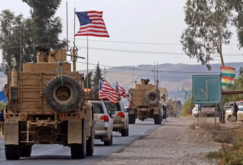 Đoàn xe quân sự Mỹ tại Syria