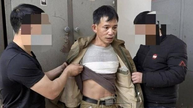 Đối tượng Lường Văn Hồng tại cơ quan công an. Nguồn: Công an Bắc Kạn