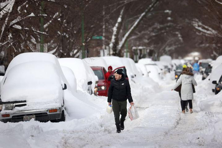 Mỹ oằn mình chống chọi với trận bão tuyết lịch sử
