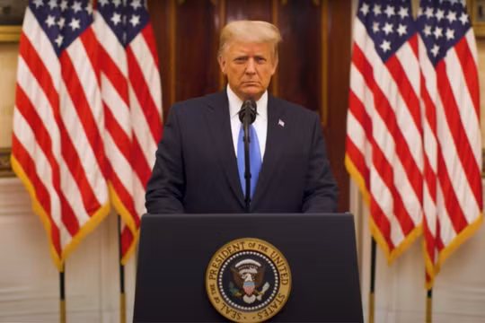 Tổng thống Mỹ Donald Trump phát biểu tạm biệt trước khi kết thúc nhiệm kỳ