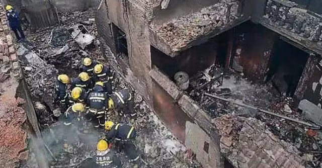 Hiện trường vụ tai nạn tại tỉnh Giang Tô