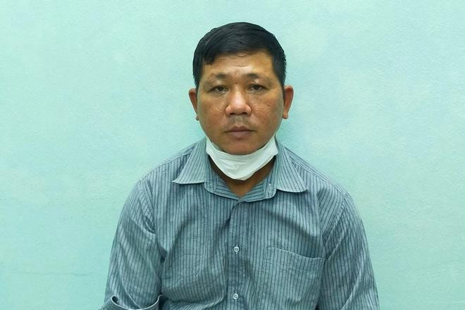 Huỳnh Trường Sơn sau khi bị bắt. Ảnh: Công an thị xã An Nhơn Huỳnh Trường Sơn sau khi bị bắt. Ảnh: Công an thị xã An Nhơn