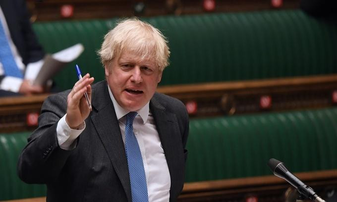Thủ tướng Anh Boris Johnson