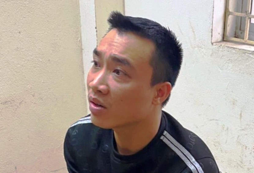 Đỗ Văn Tuấn tại cơ quan Công an. Ảnh: VOV Đỗ Văn Tuấn tại cơ quan Công an. Ảnh: VOV