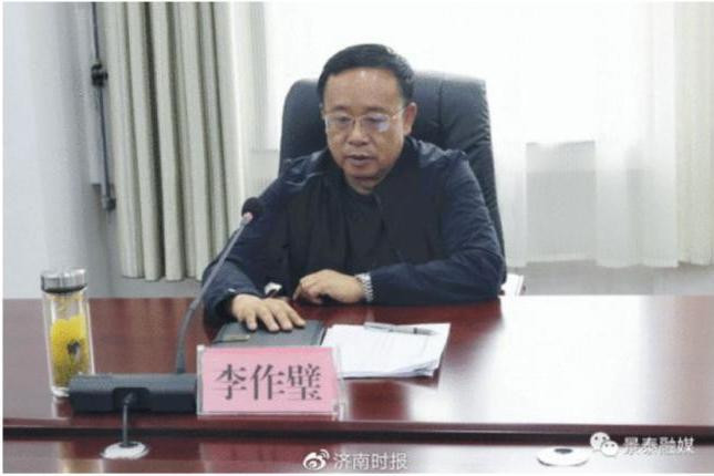 Ông Li Zuobi, Bí thư huyện Cảnh Thái