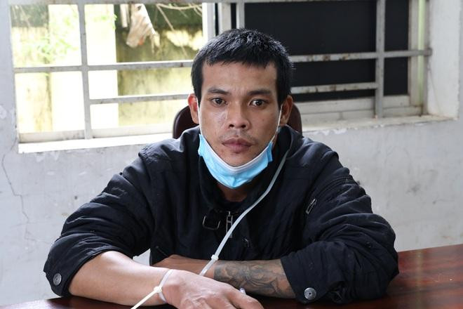 Trần Ngọc Thạch tại cơ quan công an. Ảnh: Công an Tây Ninh