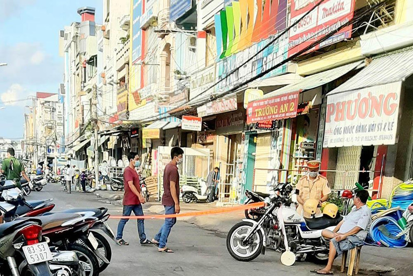 Khu vực xảy ra vụ án. Ảnh: Vietnamnet