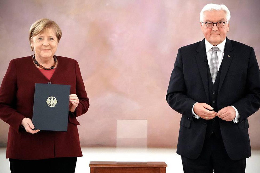 Bà Angela Merkel và Tổng thống Đức Frank-Walter Steinmeier Bà Angela Merkel và Tổng thống Đức Frank-Walter Steinmeier