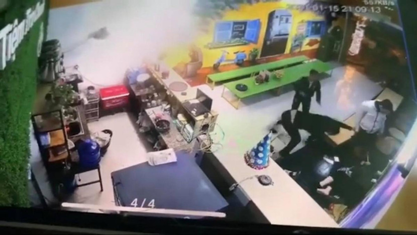 Hiện trường vụ việc. Ảnh: VOV