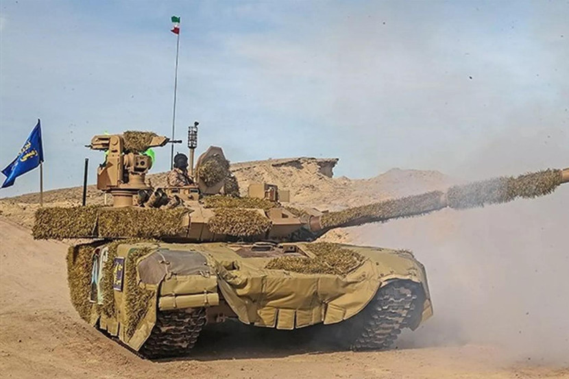 Iran thử nghiệm xe tăng mới trong cuộc tập trận quy mô lớn “Nhà tiên tri vĩ đại” Iran thử nghiệm xe tăng mới trong cuộc tập trận quy mô lớn “Nhà tiên tri vĩ đại”